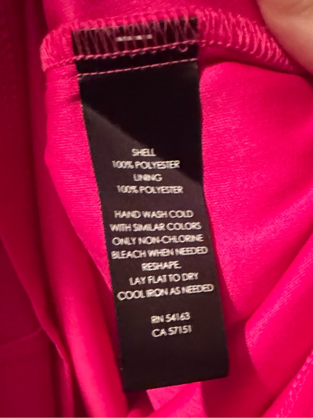 JH Size 16 Bright Pink Women’s Sleeveless Tank Dress w/ chiffon overlay - Picture 11 of 11